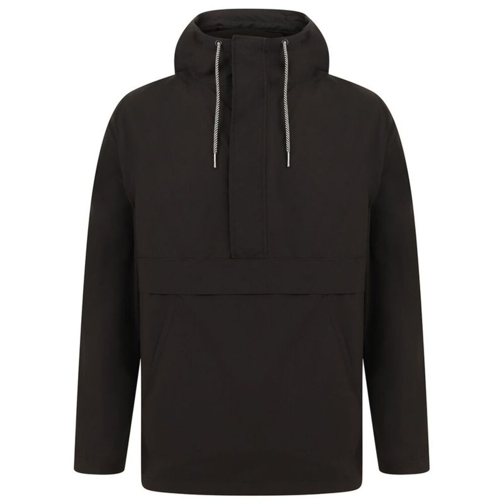 Front Row Unisex Adult Pull Over Half Zip Jacket / Black